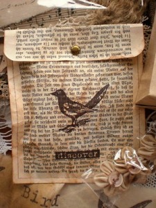Bird newspaper bag