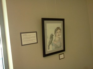 Erin Wehrli at CPR art show